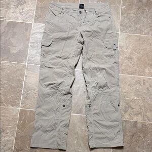 Kuhl Splash Roll Up Convertible Cargo Pants Vintage Patina Dye Women 12 Reg